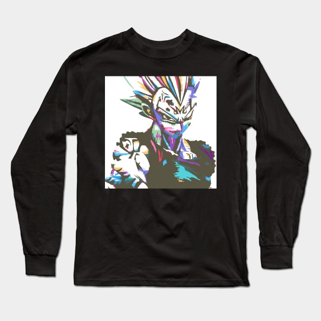 ssj majin vegeta Long Sleeve T-Shirt by BarnawiMT